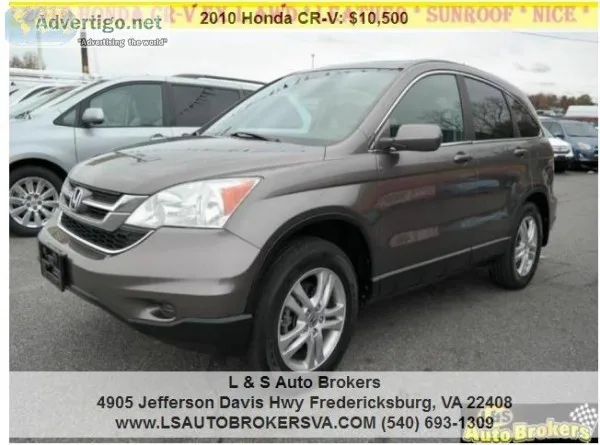 2010 HONDA CR-V AWD EX-LLEATHERSUN ROOF