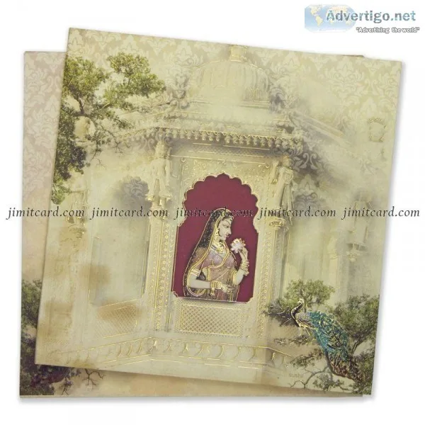 Multicolor Designer Wedding Cards Online  Jimit Cards