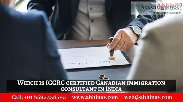 Who is ICCRC certified Canadian immigration consultant in India