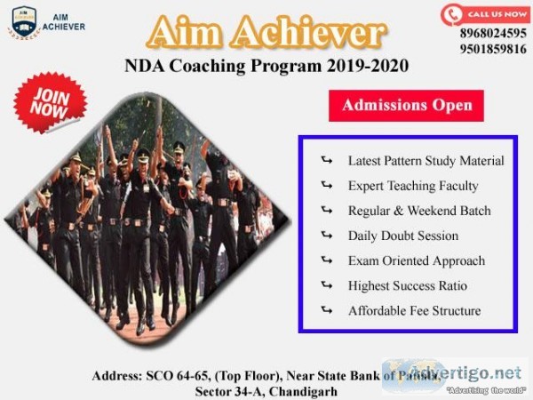 NDA Coaching in Chandigarh