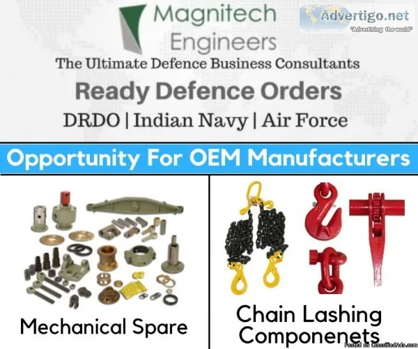 Mechanical Spares And Lashing Chain  Magnitech Engineers