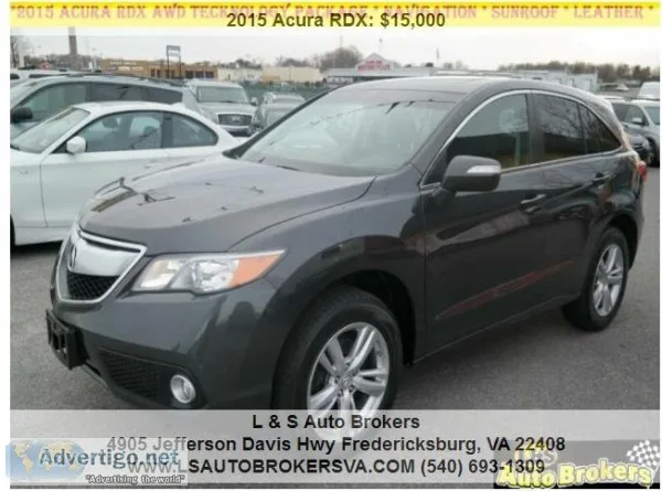 2015 ACURA RDX TECHNOLOGY PACKAGENAVIGATION SUNROOF