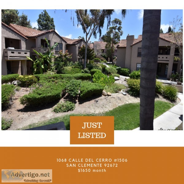 JUST LISTED Affordable Beach Condo in San Clemente