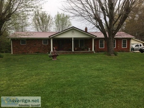 Brick home on 2 acres