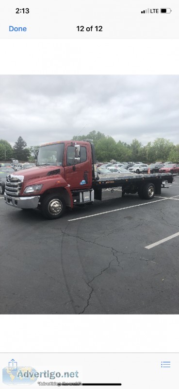 2015 Hino 258 21ft JerrDan Rollback tow Truck