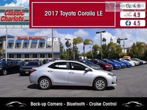 Used 2017 Toyota Corolla LE for Sale in San Diego - 19736r