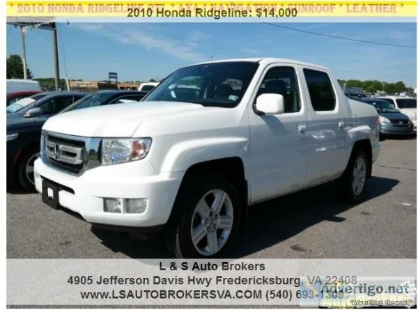 2010 HONDA RIDGELINE RTL4X4CREW CAB