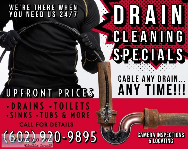 Plumbing  Drain Cleaning  Plumber  UPFRONT PRICES