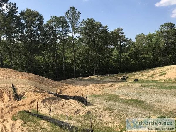 Silt fence repair and shovel work