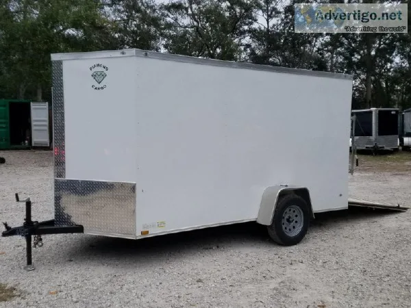 6 x 12 Enclosed Cargo Trailer WV-nose - 73568