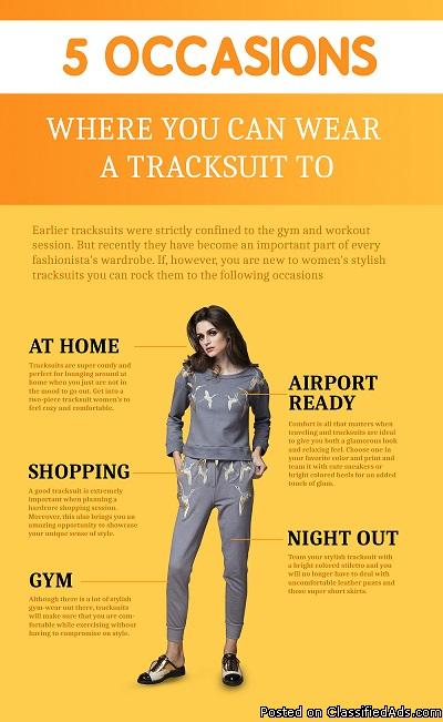 Women s Stylish Tracksuits to Feel Cozy