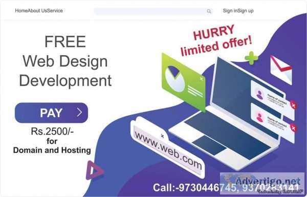 Free Website design and Development