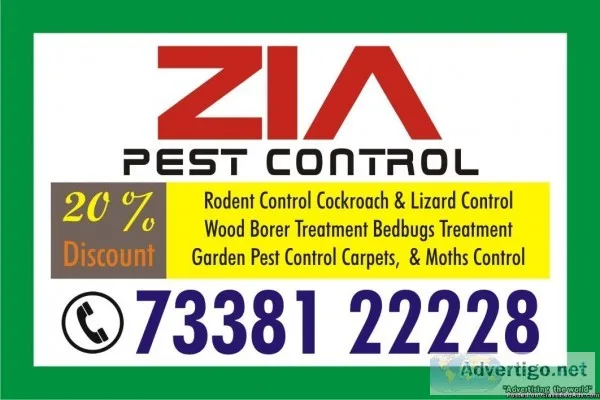 Pest Control Service  20% discount  ZIA Pest Control