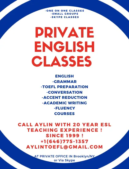 Private English Classes