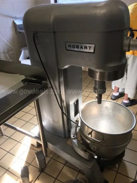 Hobart H-600T 60Qt Mixer With Attachments