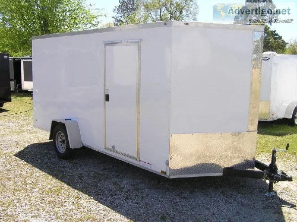 7x14 SINGLE AXLE Enclosed Trailer