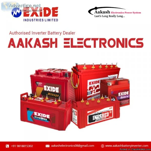 Authorised Dealers Exide Batteries in Noida