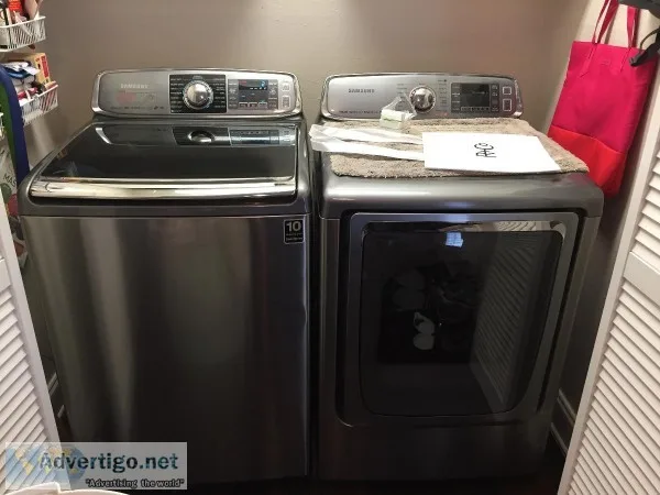 Samsung full size washer and dryer