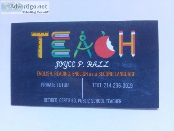 PRIVATE TUTORING