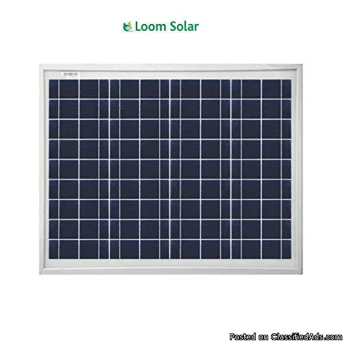Loom solar panel 20 watt - 12 volt for small battery charging