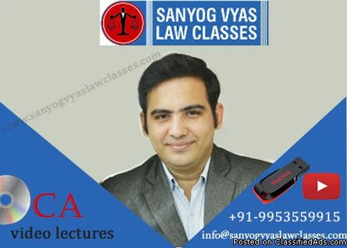 CA video lectures for best exam preparation