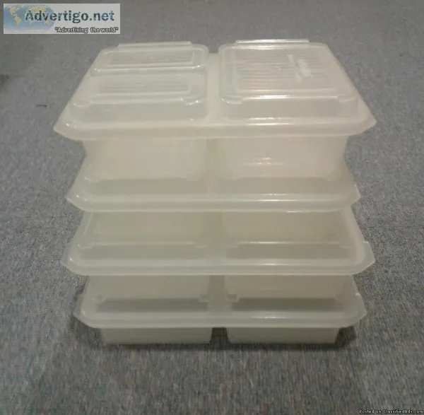STACKABLE 3 COMPARTMENT MEAL PREP STORAGE CONTAINERS-4