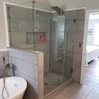 Glass Frameless Shower Door installation