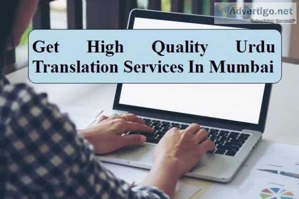 Get High Quality Urdu Translation Services In Mumbai