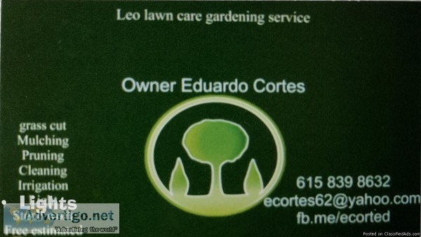 Leo lawn care gardening service