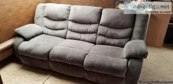 Beautiful Contemporary Signature Design by Ashley Reclining Sofa