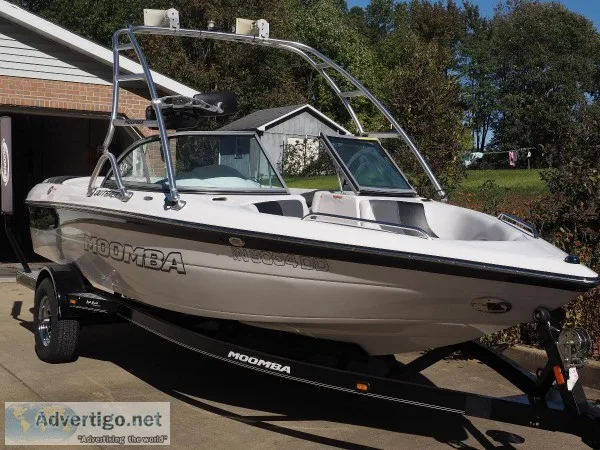 Wakeboard boat water ready