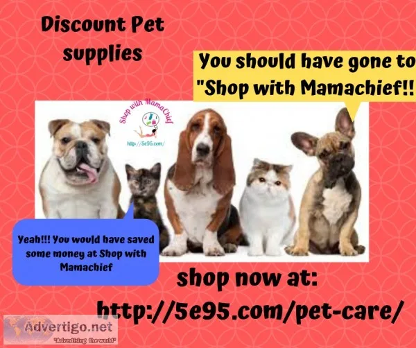 Love your pets Get your Discount pet supplies now
