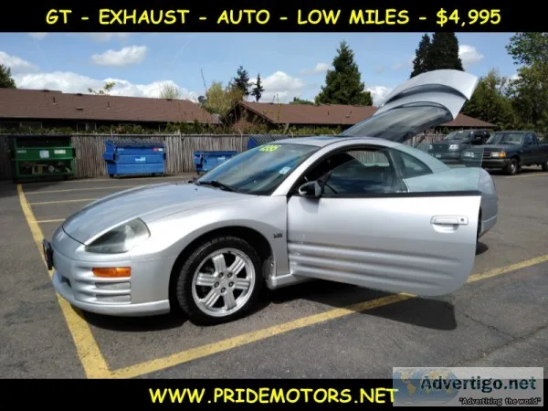2000 MITSUBISHI ECLIPSE GT  LOW MILES  AUTO