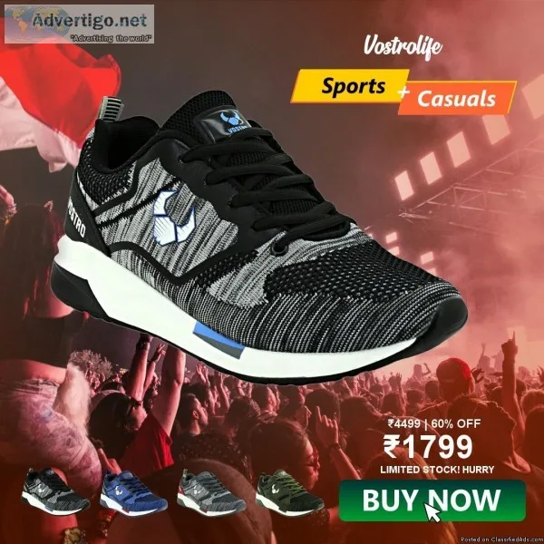 Get 65% Discount Offer  Buy Sport Shoes For Men Online