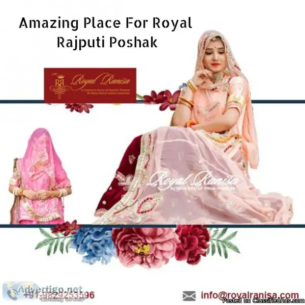Amazing Place for Royal Rajputi Poshak - Royal Ranisa