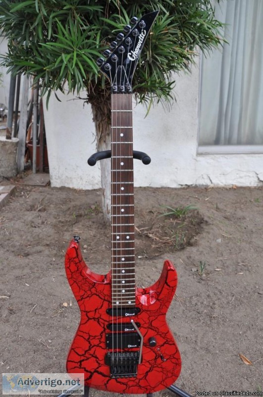 Charvel Charvette Red Crackle Model 170 1989