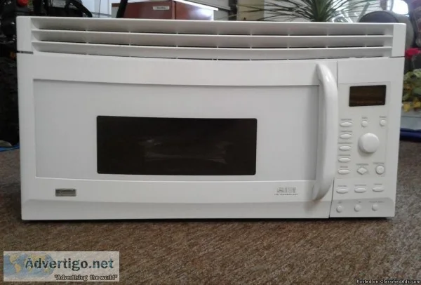 KENMORE ELITE OVER RANGE MICROWAVE