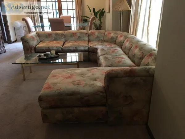 reupholstered Sectional