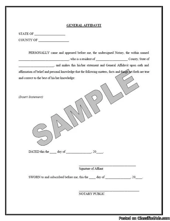 SINGLE STATUS CERTIFICATION AFFIDAVIT PREPARATION
