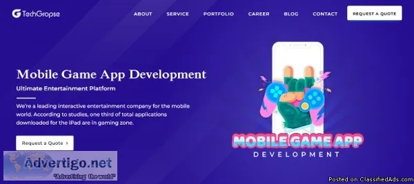 Certified Mobile Game Development Company India  Usa