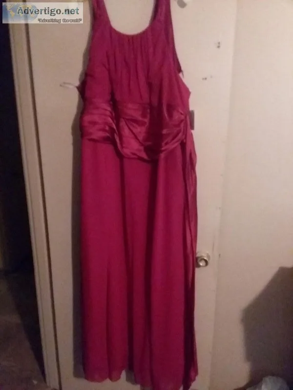 Red Brides maid dress for sell. Never worn