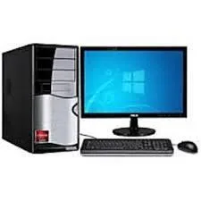 New Desktop Computer with LCD Keyboard and Mouse
