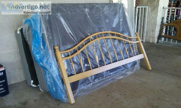 Headboard and mattresses