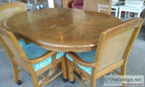dining room table and chairs