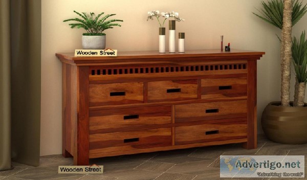 Get up to 55%  20% off on Chest of Drawers Wooden Street