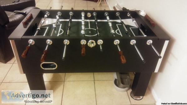 Ping pong and foosball table