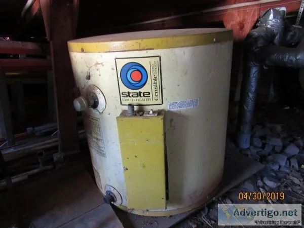 State - 20 gal electric water heater 110v