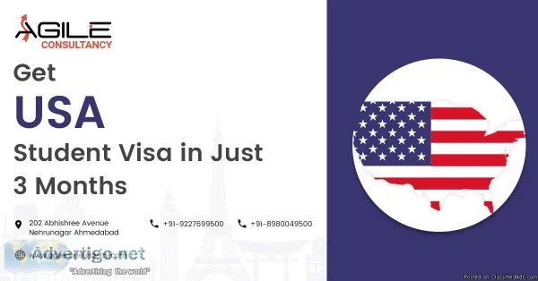 USA Study Visa Consultant in Ahmedabad