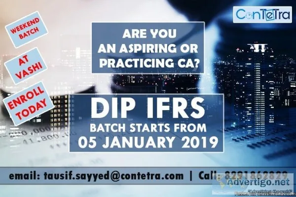 Upcoming DIP IFRS Training in Mumbai on 5th Jan 2019