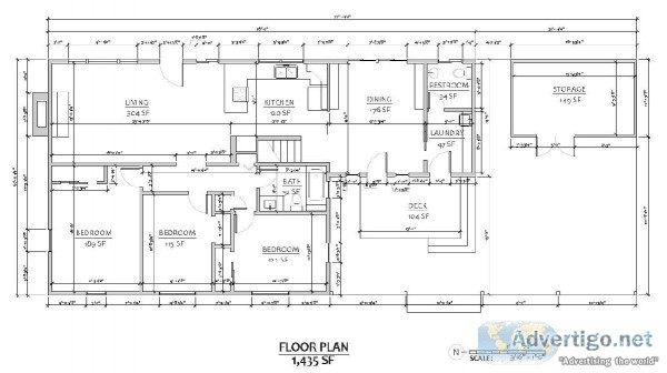 Floorplans and Elevations for Home or Business